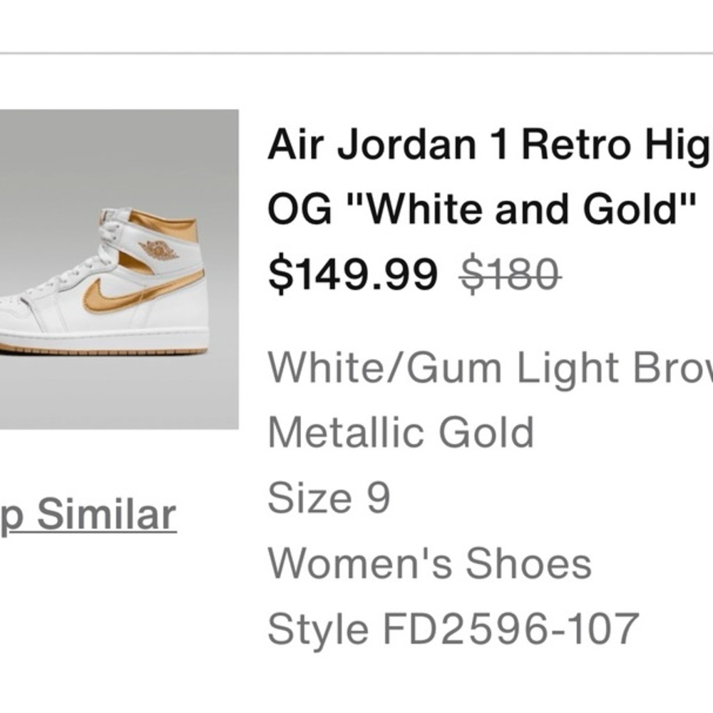 Nike Air Jordan 1 Retro High OG
💛🤍 - Picture 4 of 4